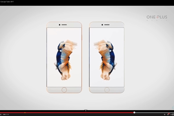 В сети Интернета появилось изображение iPhone 8 с боковым экраном