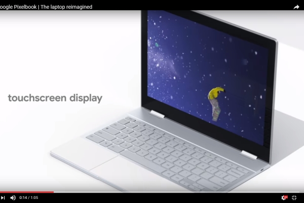 Google показала свой новый ноутбук-трансформер Pixelbook