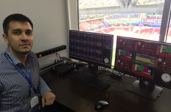 Сотрудники Elecard совместно с АМТ-ГРУП принимали участие в организации трансляций на Чемпионате мира по футболу 2018