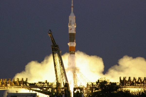 Пилотируемый корабль «Союз ТМА-14М»  успешно пристыковался к международной космической станции