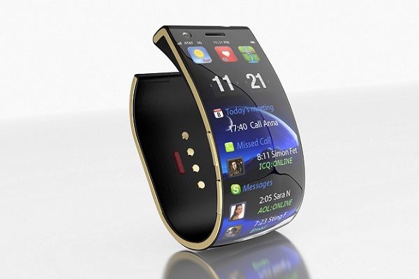 Samsung планирует выпуск смартфона в виде браслета