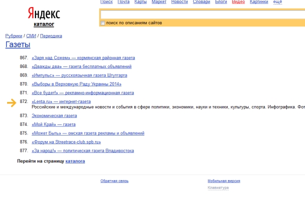 Индекс цитирования ресурса Lenta.ru обнулился