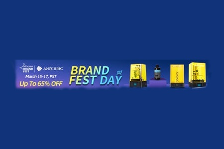 Anycubic проведет промоакцию "Brand Fest" на Aliexpress в честь успешного начала 2021 года