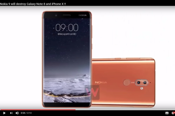 В Сеть попали рендеры и видео нового смартфона Nokia 9