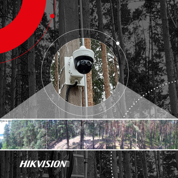 В национальном парке «Себежский» в Псковской области наблюдение за территорией ведет IT-видеосистема